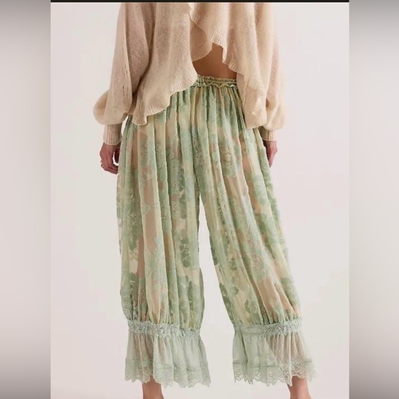 Free people Forever young burnout pants size S - Picture 2 of 4